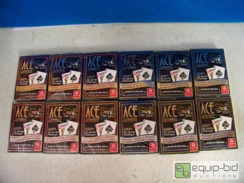 lot 1400 image: 12 Decks Authentic Ace Playing Cards