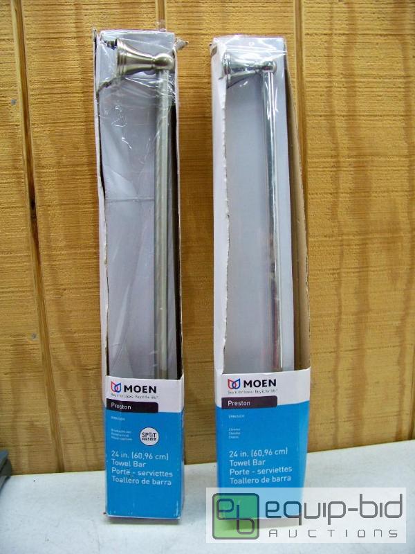 lot 1460 image: 2 Moen Preston Towel Bars