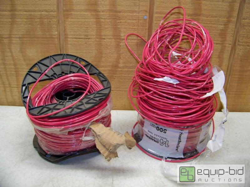 lot 1474 image: 2 Spools 14 ga Stranded THHN