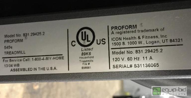 Proform 545s treadmill online original price