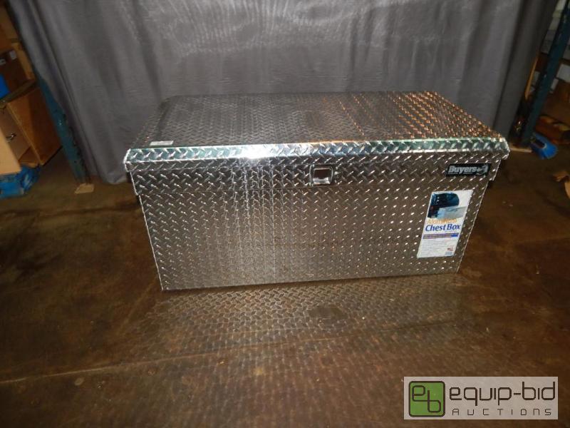 lot 1031 image: Buyers Hitch Mounted Aluminum Chest Box