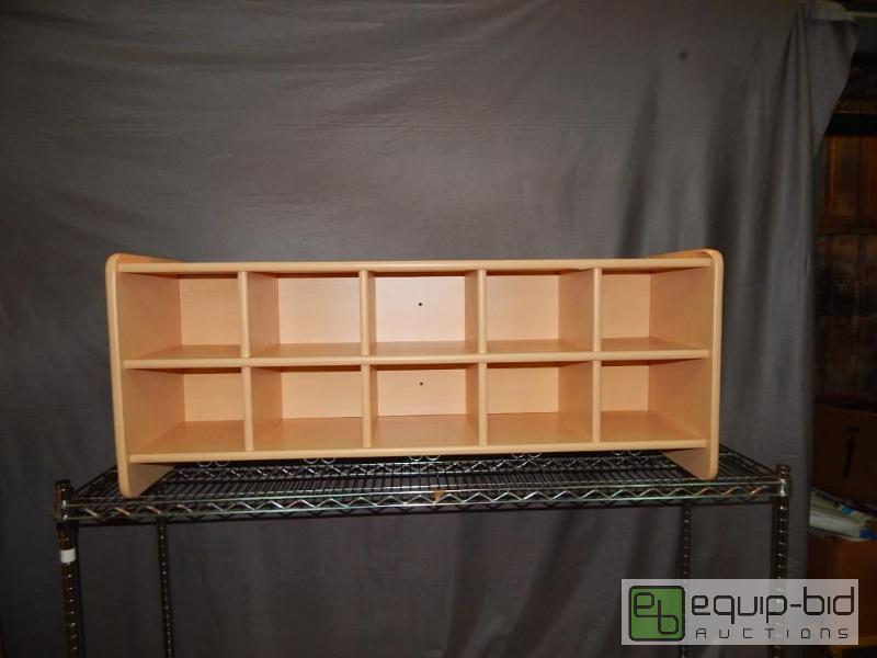 lot 1062 image: Kaplan Wall Cubby Coat Rack