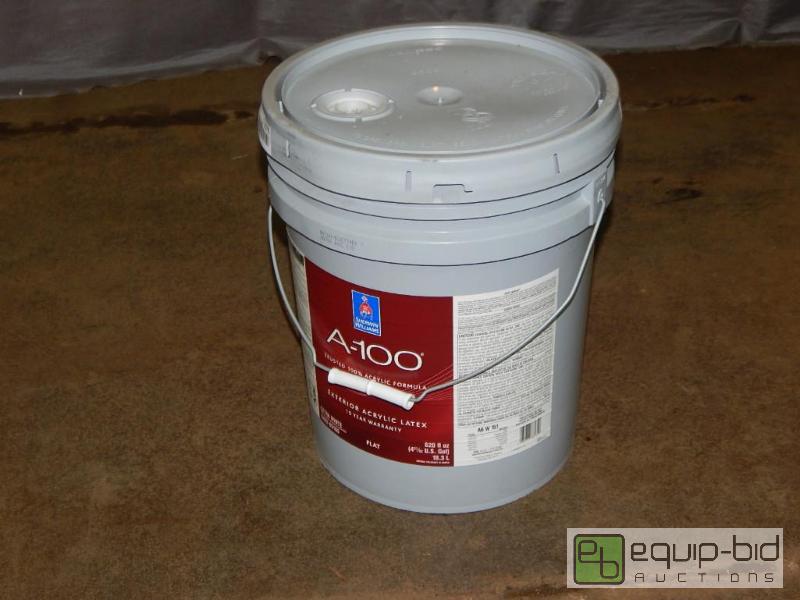 lot 1081 image: Sherwin Williams A-100 Exterior Acrylic Latex Flat Extra White