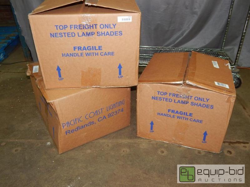 lot 1095 image: Pacific Coast Lighting Lamp Shades