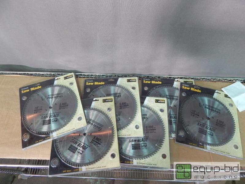 lot 1142 image: Lot of 6 10 Pro Series Saw Blades