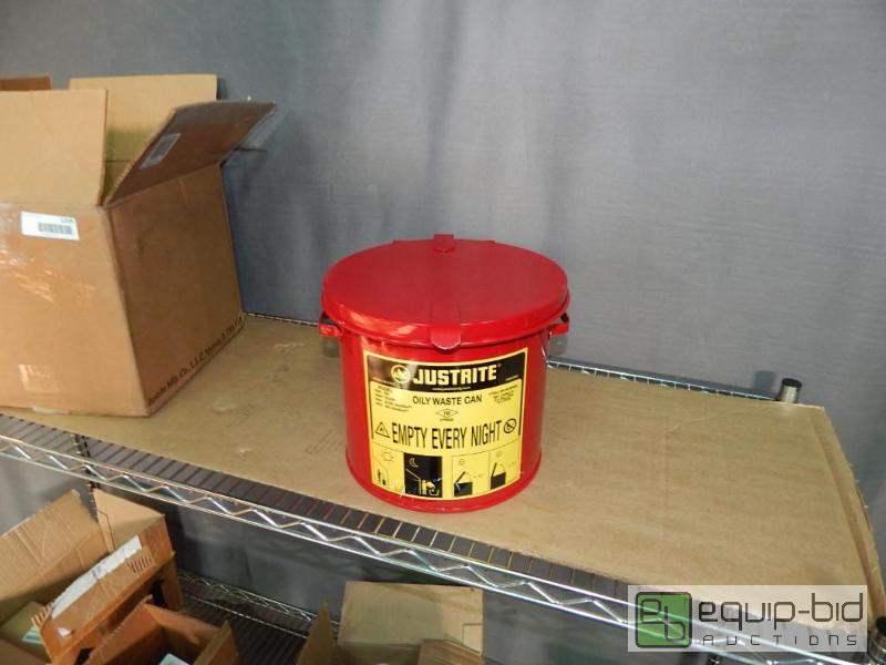 lot 1209 image: Justrite Oily Waste Can