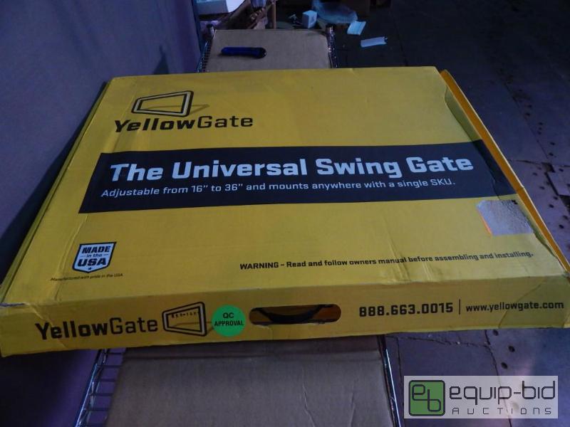 lot 1216 image: Yellow Gate Universal Swing Gate