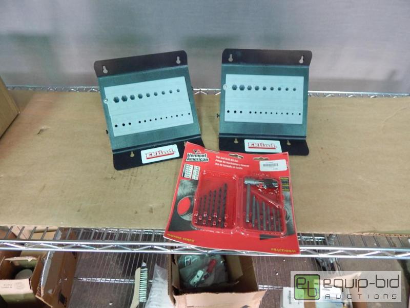 lot 1257 image: Bit Holder and Tap and Drill Bit Set