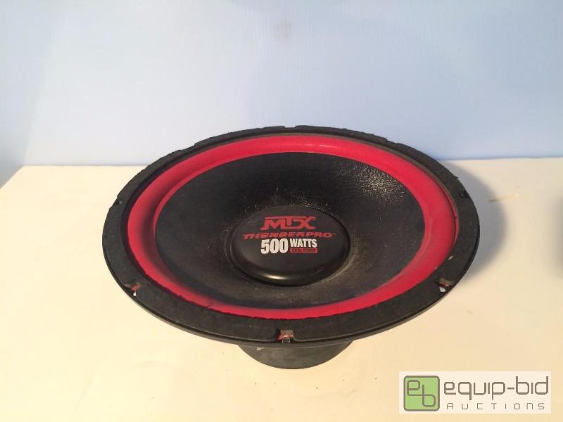 mtx thunder pro subwoofer