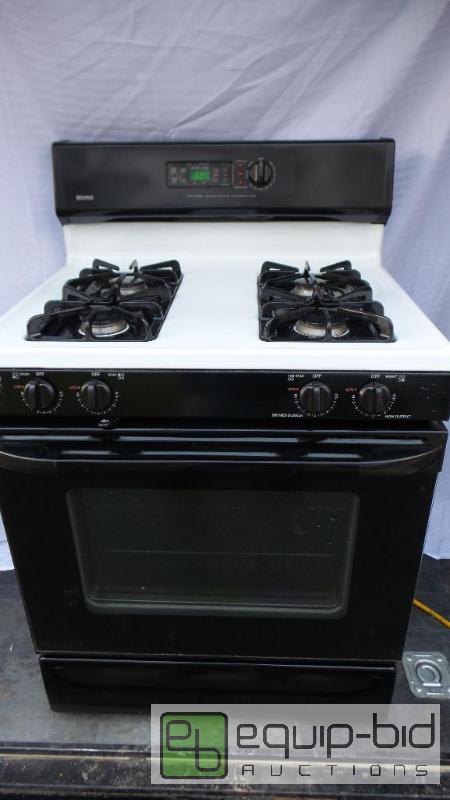 lot 11196 image: KENMORE GAS STOVE with OVEN