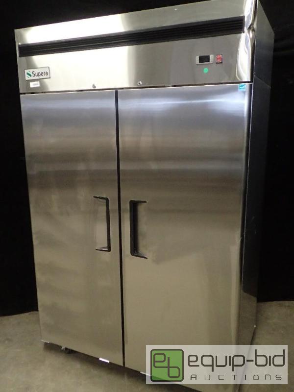 lot 7091 image: Supera 52 Solid Door Reach-In Refrigerator (R2R-1)