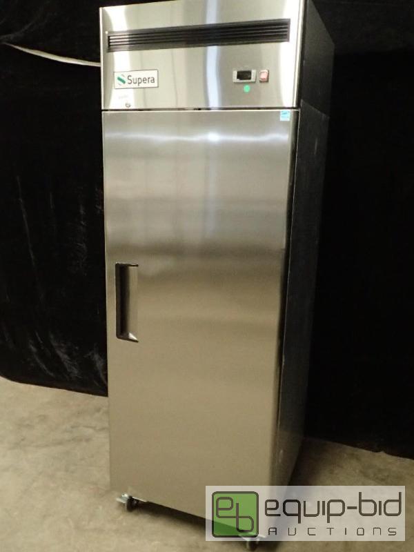 lot 7101 image: Supera 29 Solid Door Reach-In Refrigerator (R1R-1)
