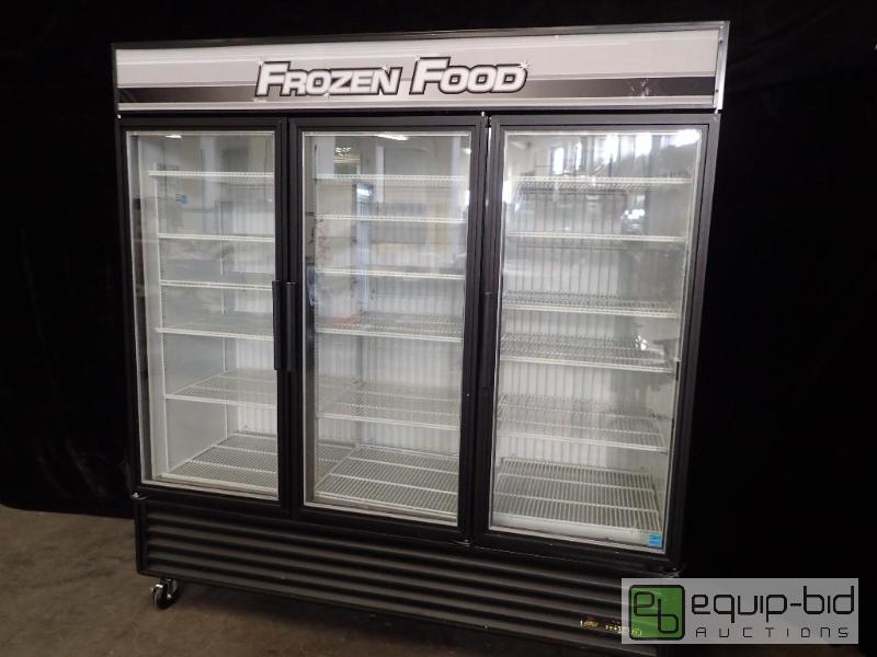 lot 7102 image: True 79 Glass Door Merchandiser Freezer LED (GDM-72F-LD)