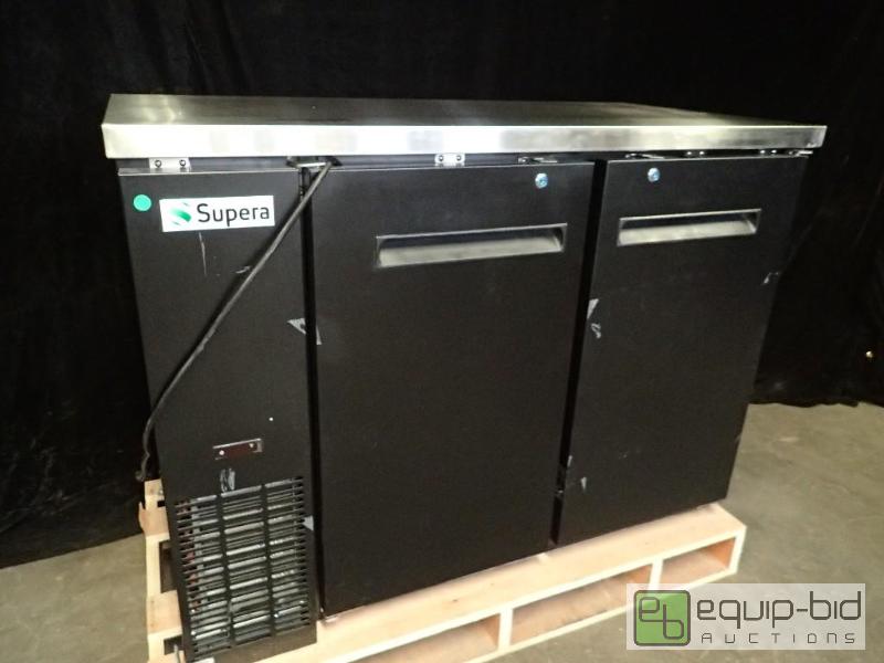 lot 7113 image: Supera 48 Solid Door Back Bar Cooler (BBC-24-48)