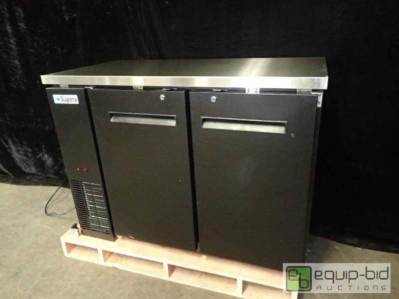 lot 7114 image: Supera 48 Solid Door Back Bar Cooler (BBC-24-48)