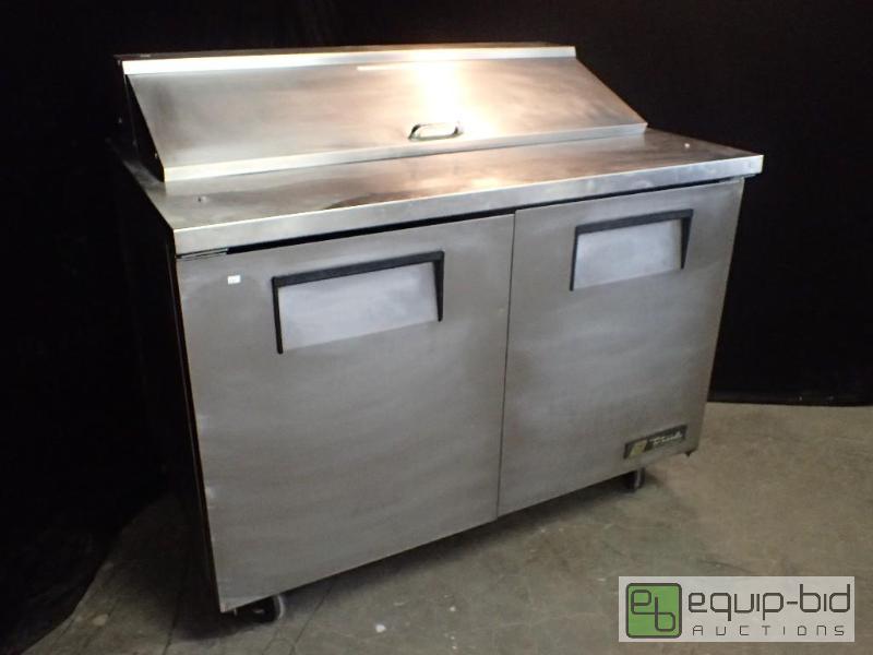 lot 7150 image: True 48 SandwichSalad Prep Table (TSSU-48-12)