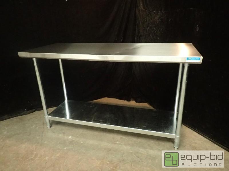 lot 7163 image: BK Resources Stainless Steel Table