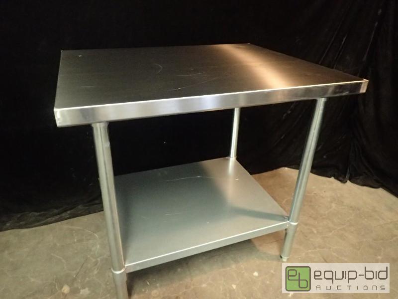 lot 7167 image: Stainless Steel Table