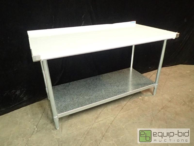 lot 7174 image: BK Resources VTTR-6030 Stainless Steel Table