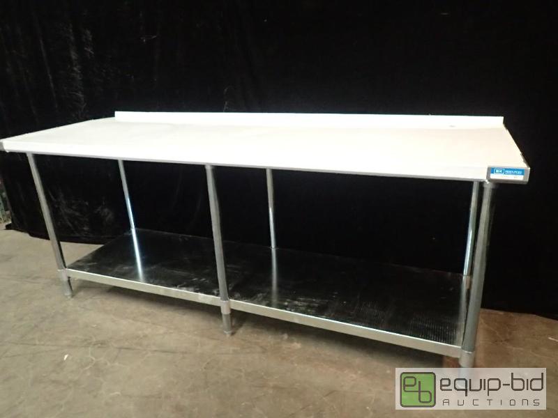 lot 7176 image: BK Resources VTTR-8430 Stainless Steel Table