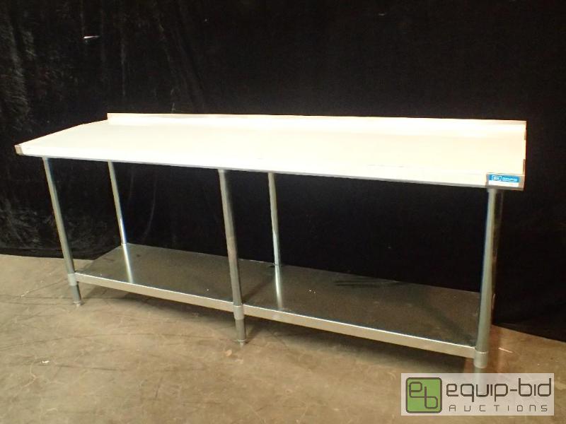 lot 7177 image: BK Resources VTTR-8430 Stainless Steel Table