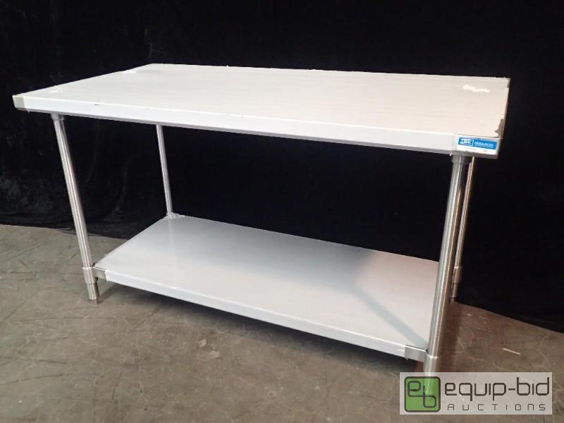 lot 7182 image: BK Resources SVT-6030 Stainless Steel Table