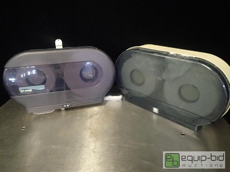lot 7210 image: Lot of 2 Wall Mounted Toilet Paper Dispensers