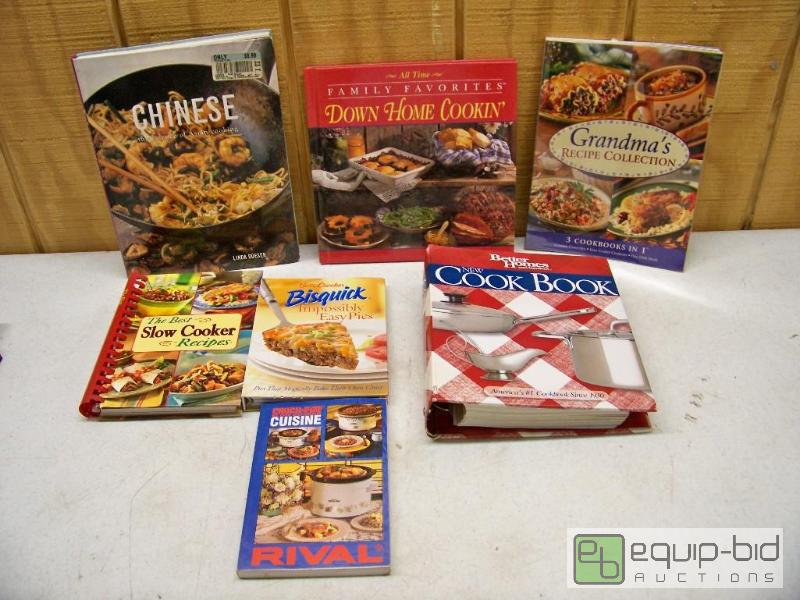 lot 1002 image: Lot of Cookbooks