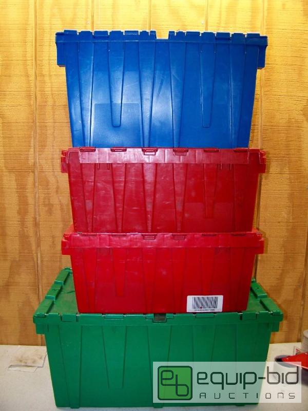 lot 1077 image: 4 Flip Top Crates