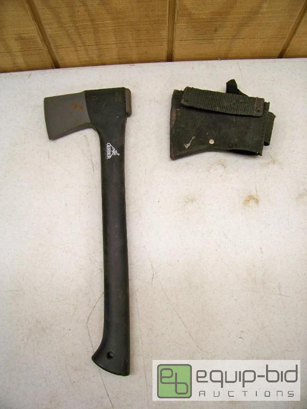 lot 1091 image: Gerber Hatchet with Sheath