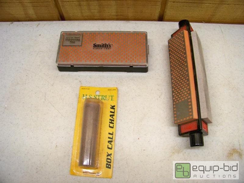 lot 1094 image: Sharpening Stones and Box Call