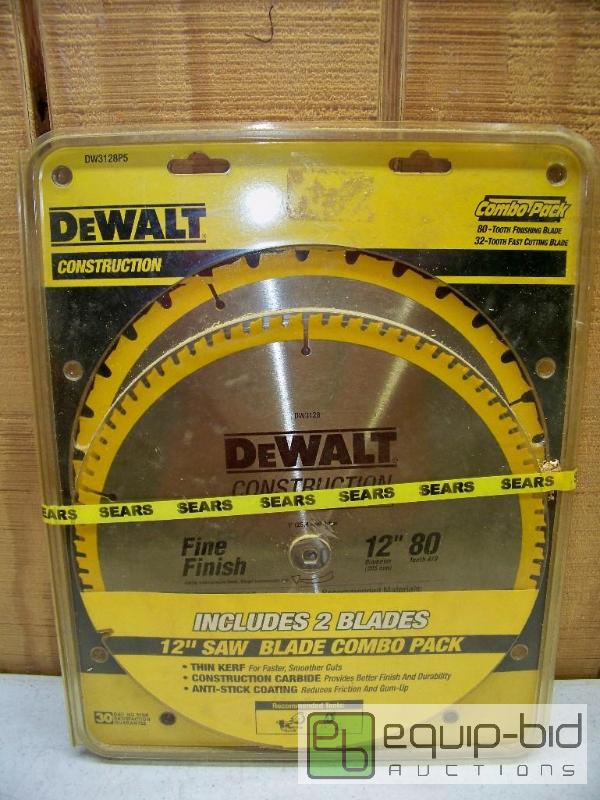 lot 1122 image: DeWalt 12 2 Blade Combo Pack