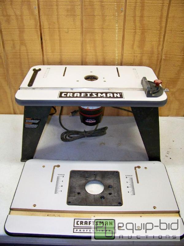 lot 1129 image: Craftsman Router and Table