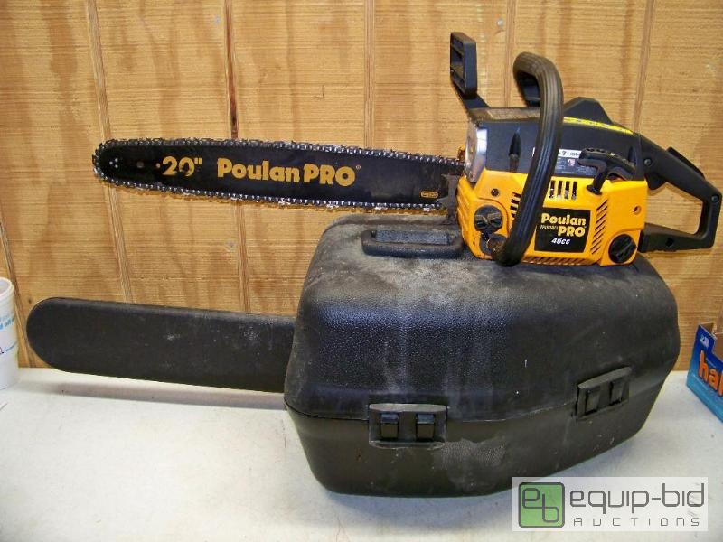 lot 1154 image: Poulan Pro 46cc 20 Bar Chain Saw