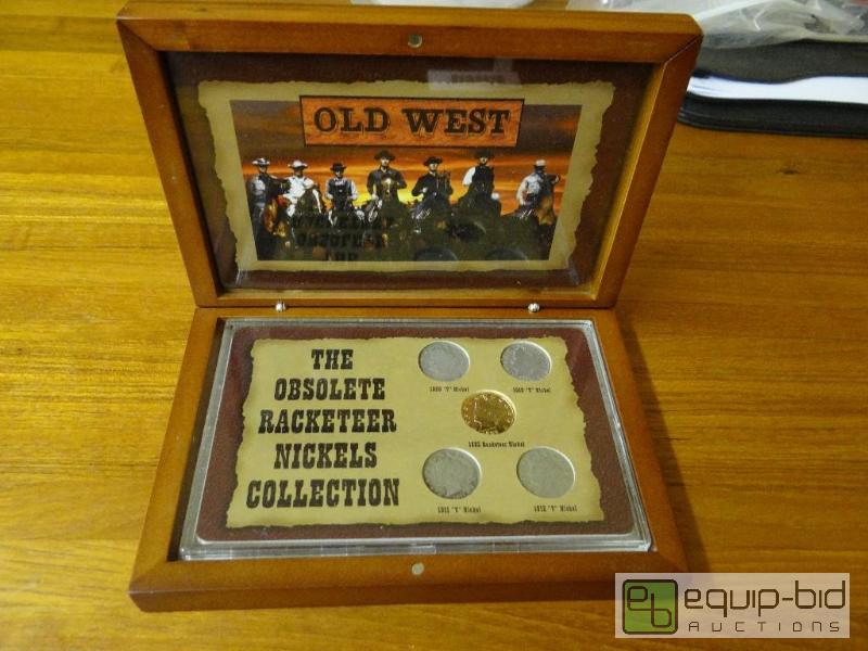 lot 1102 image: The obsolete Racketeer nickels collection in ...