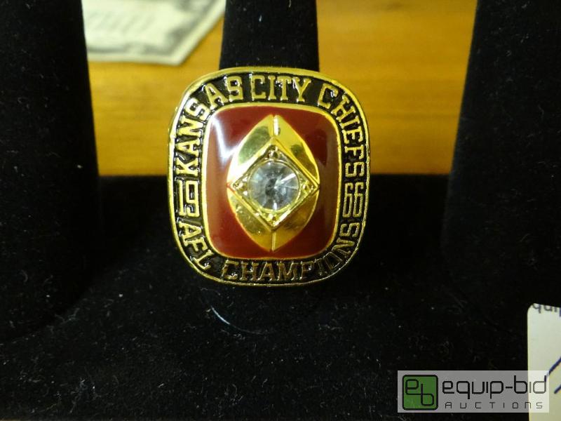 lot 1144 image: Kansas City Chiefs replica AFL championship r...
