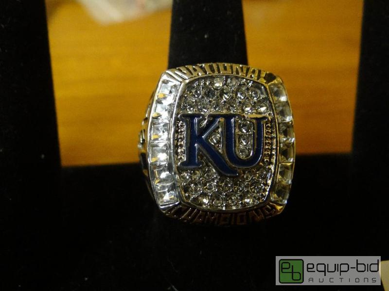 lot 1190 image: Kansas University replica National championsh...