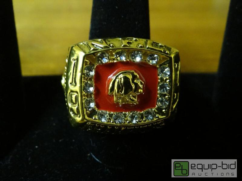 lot 1207 image: Washington Redskins replica NFL championship ...