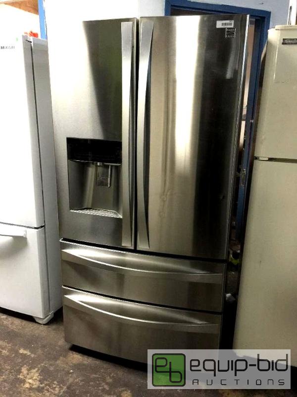 lot 1471 image: Kenmore Elite 31.0 cu. ft. Dual-Freezer French-Door Bottom-Freezer Refrigerator - Stainless Steel