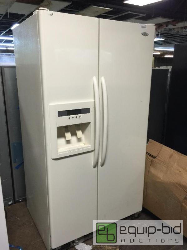lot 1473 image: Maytag 23.1 Cu. Ft. Side-by-Side Counter-Depth Refrigerator