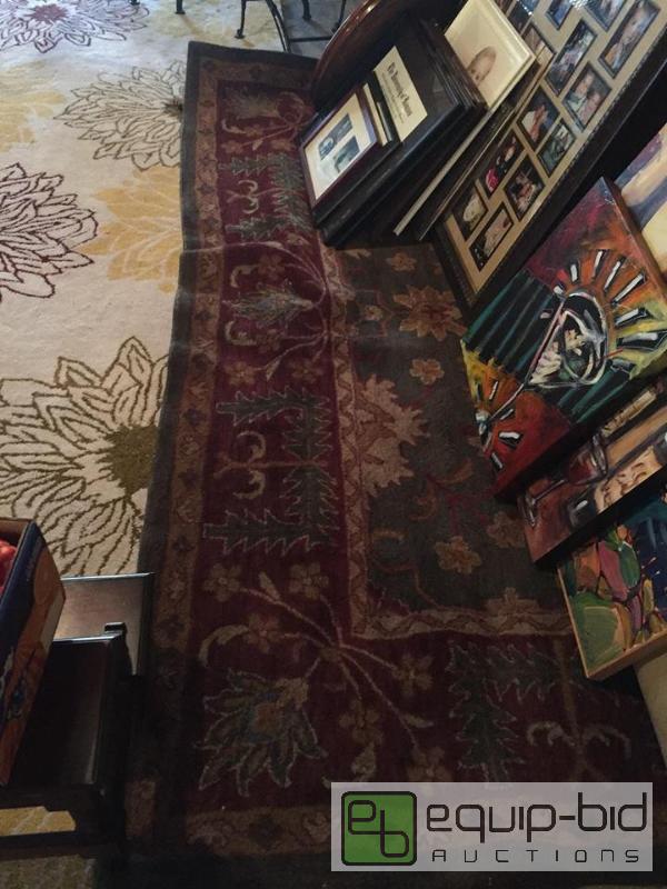 lot 133 image: Pottery Barn Floor Rug - Lodge Theme