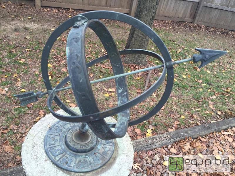 lot 137 image: Bronze Sun Dial