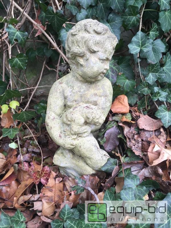lot 141 image: Pair Concrete Churebs