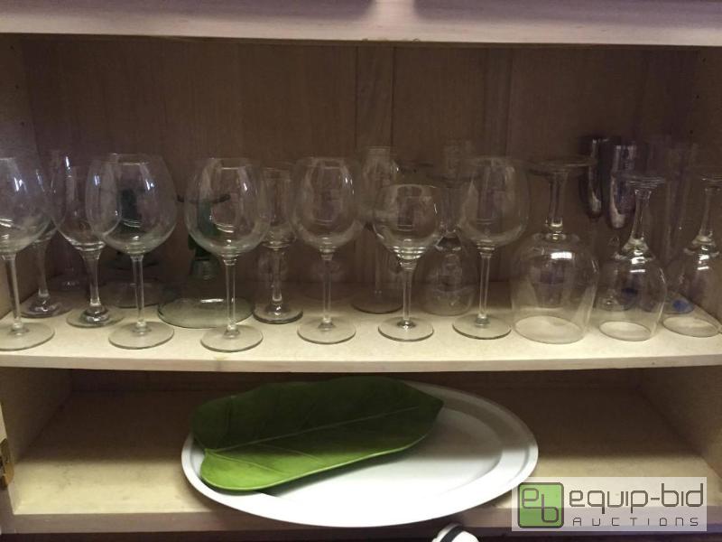 lot 154 image: Wineglasses, Margarita Glasses and Platters