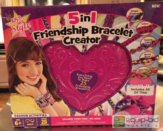 lot 174 image: NIB 5 in 1 Friendship Bracelet Creator by Just My Style