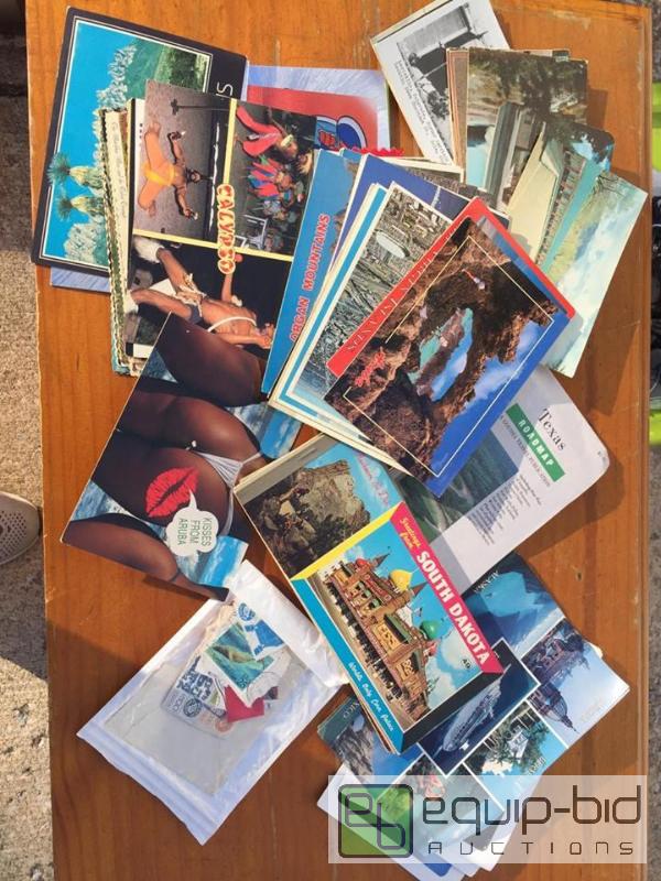 lot 208 image: Large lot Vintage Travel Post Cards, some Disney (All unused)