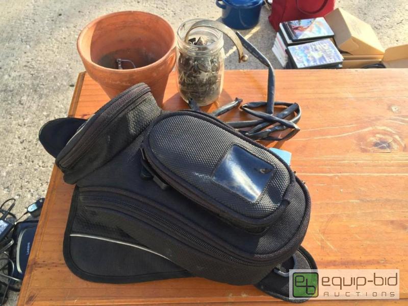 lot 220 image: Zippo Lighter, ToolsHardware, Terra Cotta Pot, Rocket Golf Bag