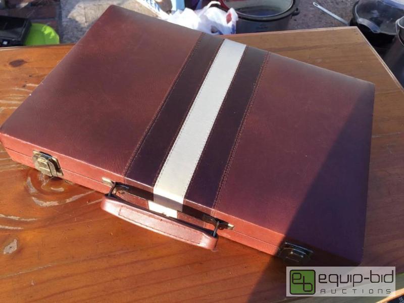 lot 247 image: Nice Leather Game Set