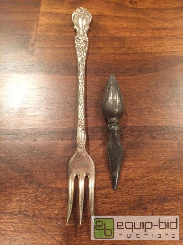 lot 24B image: Misc. Unmarked Pieces found with Sterling Silver