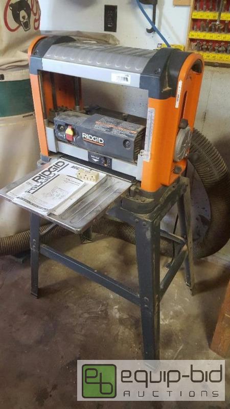lot 1001 image: Ridgid 13 inch planer